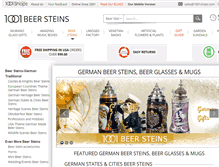 Tablet Screenshot of 1001beersteins.com